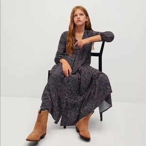 Mango Midi floral dress